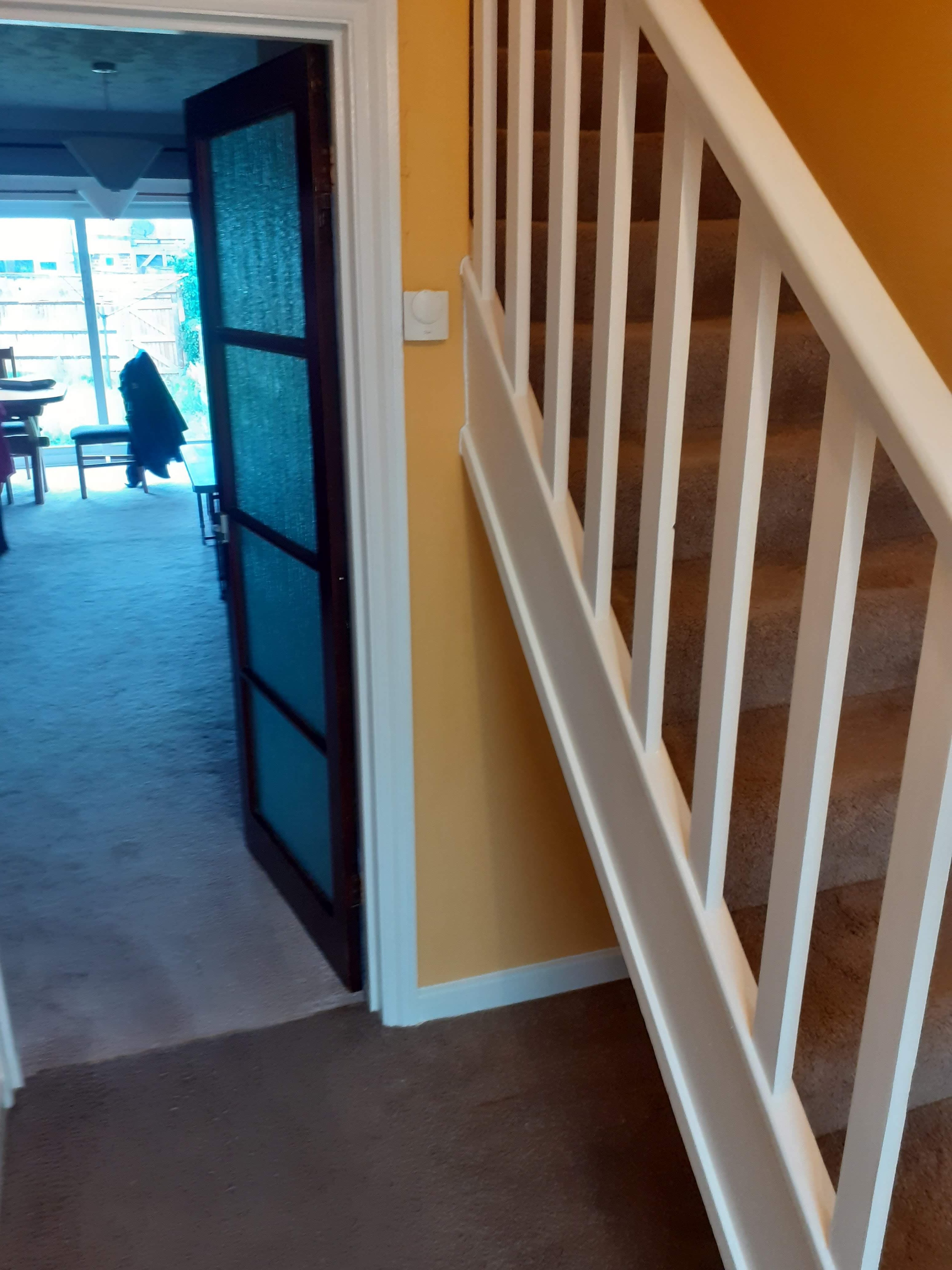 Decorating project by PJW — walls, ceiling and woodwork finished to a high standard