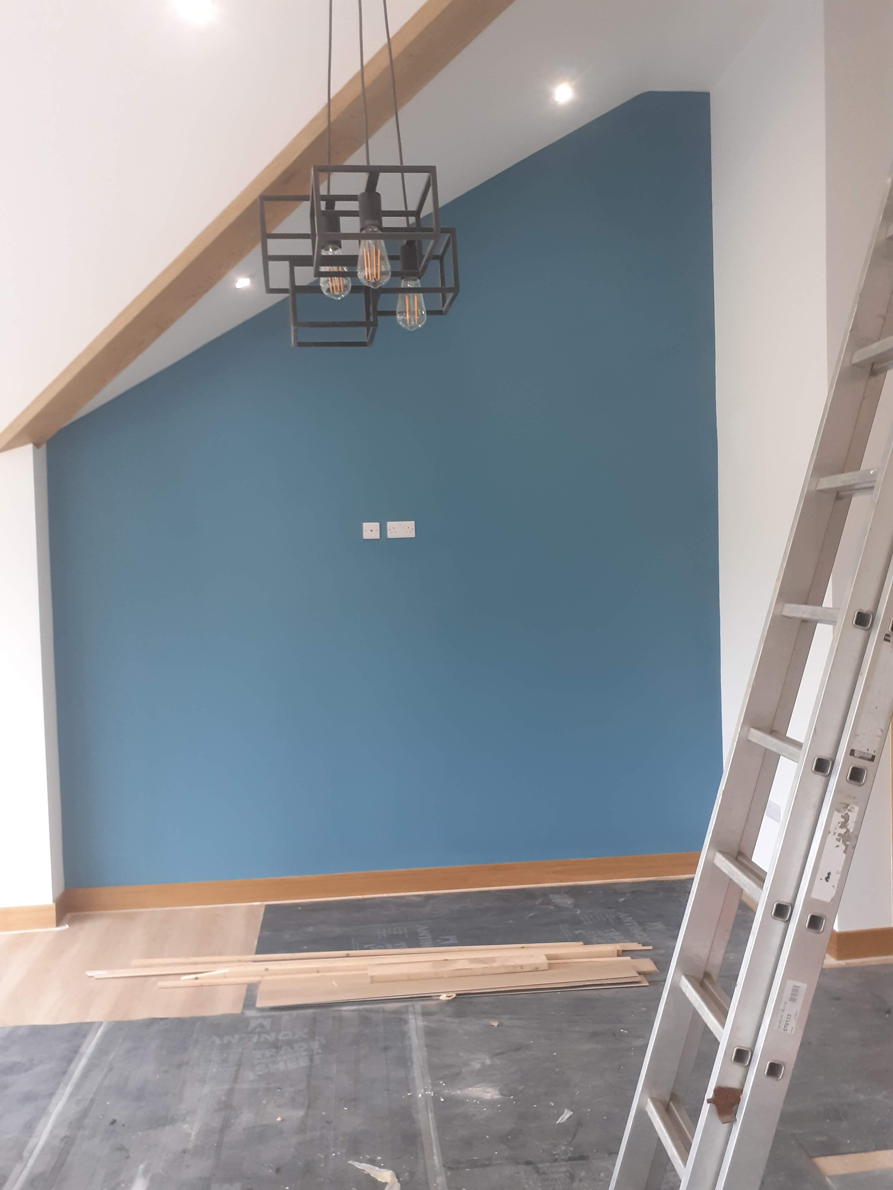 Interior room fully redecorated by PJW Decorators